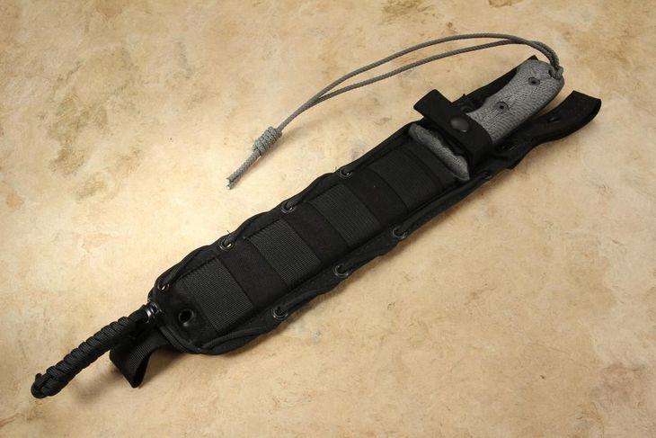 Chris Reeve Green Beret 7" - Non Serrated - Black Cerakote - MagnaCut (ONE PER HOUSEHOLD)