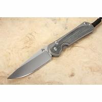 Chris Reeve Knives - Large Sebenza 31 Black Canvas Micarta - MagnaCut