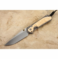 Chris Reeve Knives Large Sebenza 31 Box Elder Burl Inlay #10