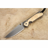 Chris Reeve Knives Large Sebenza 31 Box Elder Burl Inlay #3