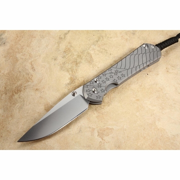 Chris Reeve Knives Large Sebenza 31 Forever Flag - Drop Point Blade