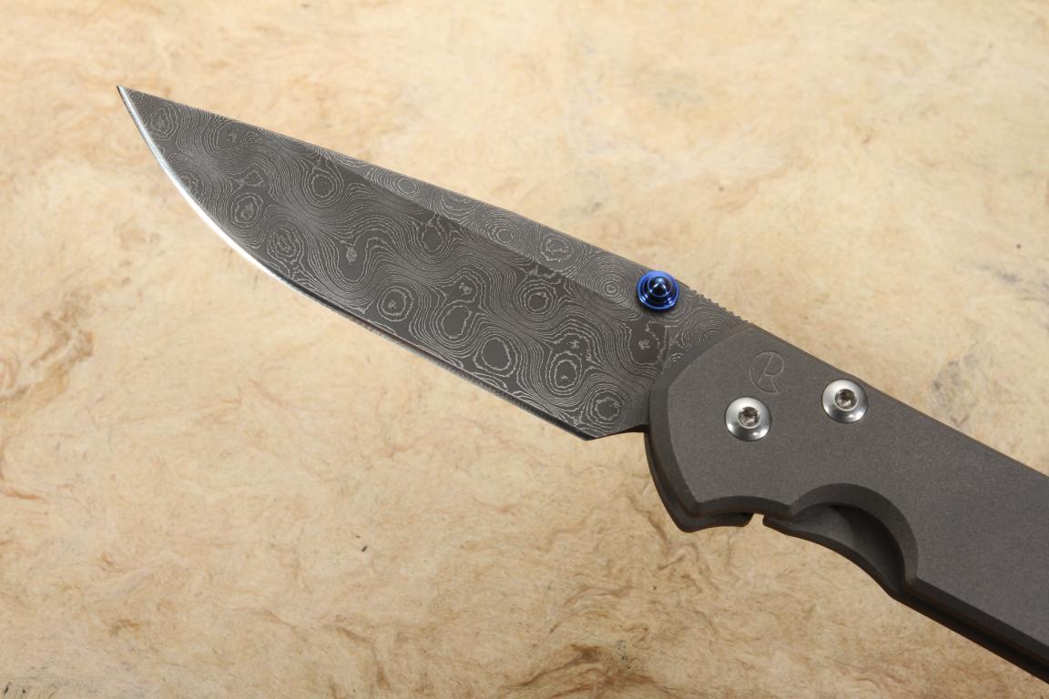 Chris Reeve Knives Small Sebenza 31 Raindrop Damascus + Free Shipping