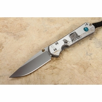 Chris Reeve Knives Small Sebenza 31 Lunar Landing CGG Folding Knife