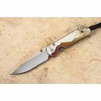 Chris Reeve Knives Small Sebenza 31 Morning Sun Folding Knife - Unique Graphic - LIMIT ONE PER HOUSEHOLD