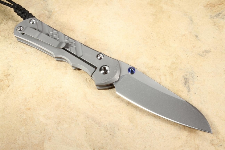 Chris Reeve Large Inkosi Insingo Cross Hatch - Glass Blasted