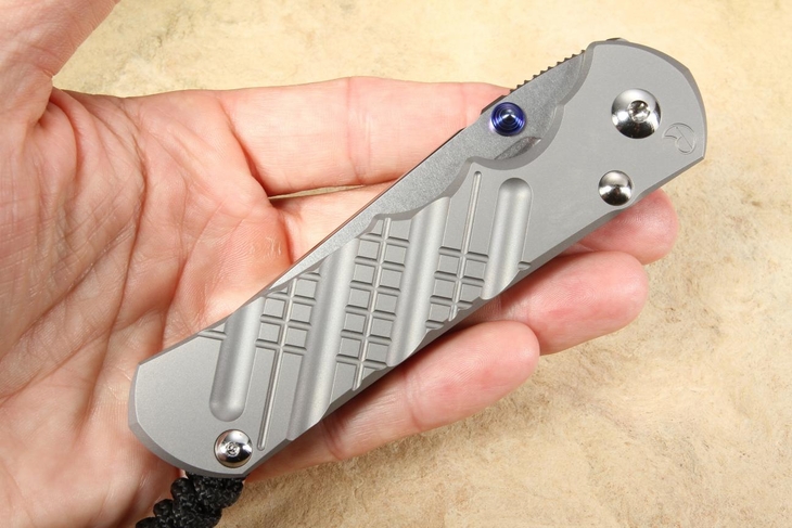 Chris Reeve Large Inkosi Insingo Cross Hatch - Glass Blasted