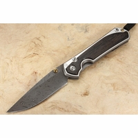 Chris Reeve Large Sebenza 31 Bog Oak & Boomerang Damascus #2