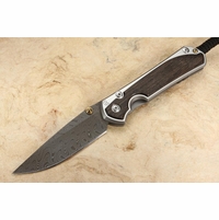 Chris Reeve Large Sebenza 31 Bog Oak & Boomerang Damascus #4