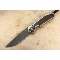 Chris Reeve Large Sebenza 31 Bog Oak & Ladder Damascus #2