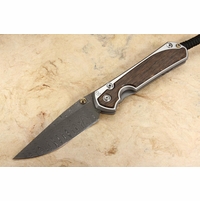 Chris Reeve Large Sebenza 31 Bog Oak & Ladder Damascus #3