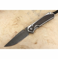 Chris Reeve Large Sebenza 31 Bog Oak & Ladder Damascus #4
