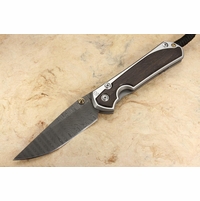 Chris Reeve Large Sebenza 31 Bog Oak & Ladder Damascus #5