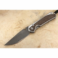 Chris Reeve Large Sebenza 31 Bog Oak & Ladder Damascus #8
