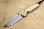 Chris Reeve Large Sebenza 31 Drop Point Box Elder Burl Inlay - Polished #4