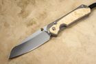 Chris Reeve Large Sebenza 31 Insingo Box Elder Burl Inlay #12