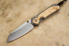 Chris Reeve Large Sebenza 31 Insingo Box Elder Burl Inlay #3