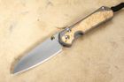 Chris Reeve Large Sebenza 31 Insingo Box Elder Burl Inlay #4