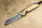 Chris Reeve Large Sebenza 31 Insingo Box Elder Burl Inlay #7