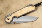 Chris Reeve Large Sebenza 31 Insingo Box Elder Burl Inlay #7