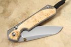 Chris Reeve Large Sebenza 31 Insingo Box Elder Burl Inlay #9