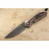 Chris Reeve Large Sebenza 31 Macassar Ebony & Ladder Damascus #3