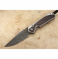 Chris Reeve Large Sebenza 31 Macassar Ebony & Ladder Damascus #4