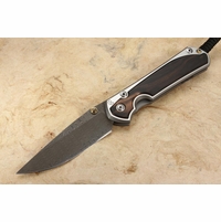 Chris Reeve Large Sebenza 31 Macassar Ebony & Ladder Damascus #6