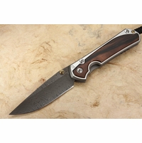 Chris Reeve Large Sebenza 31 Macassar Ebony & Ladder Damascus #7