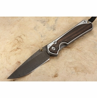 Chris Reeve Large Sebenza 31 Macassar Ebony & Ladder Damascus #9