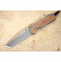 Chris Reeve Large Sebenza 31 Tanto Natural Canvas Micarta - MagnaCut
