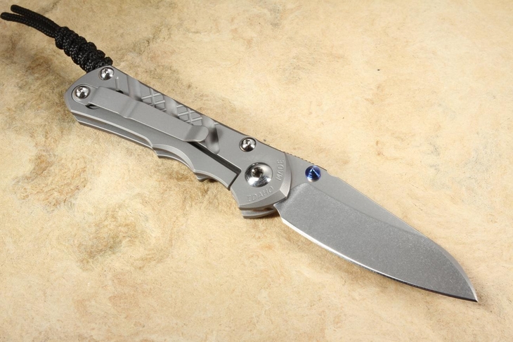 Chris Reeve Small Inkosi Insingo Cross Hatch - Glass Blasted - MagnaCut