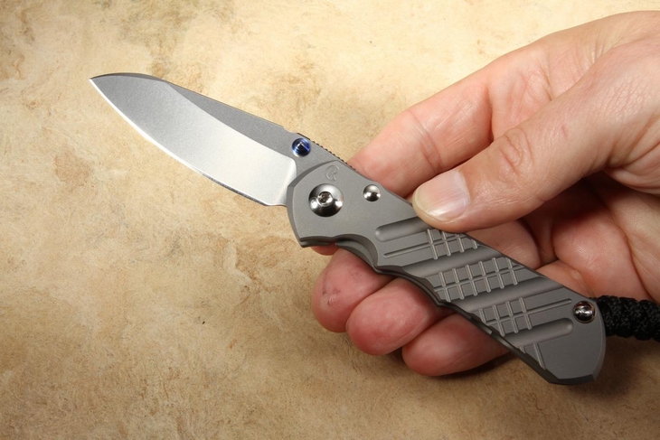 Chris Reeve Small Inkosi Insingo Cross Hatch - Glass Blasted - MagnaCut