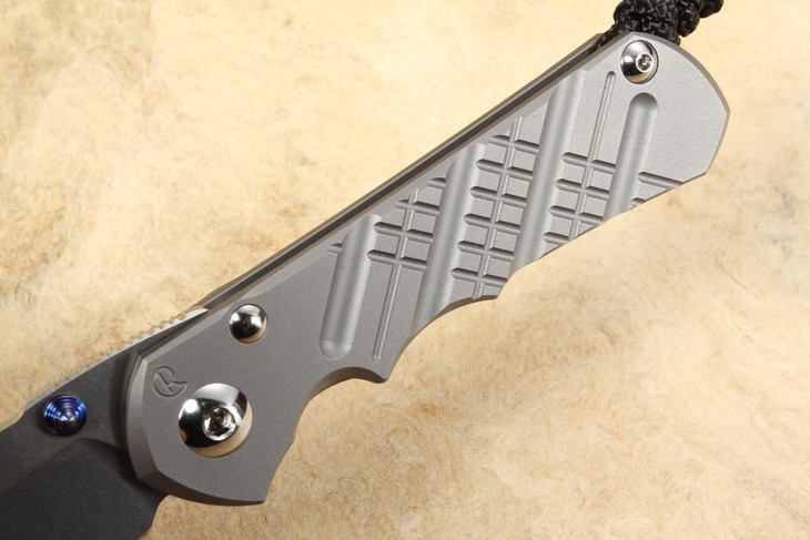 Chris Reeve Small Inkosi Tanto Cross Hatch - Glass Blasted - MagnaCut