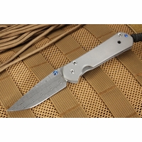 Chris Reeve Small Sebenza 21 Basket Weave Damascus Folding Knife