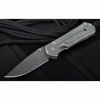 Chris Reeve Small Sebenza 21 Micarta Inlay Stainless Ladder Damascus