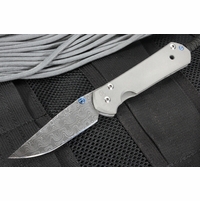 Chris Reeve Small Sebenza 21 Raindrop Damascus Folding Knife