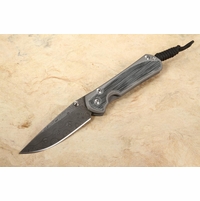 Chris Reeve Small Sebenza 31 Black Micarta & Raindrop Damascus