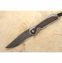 Chris Reeve Small Sebenza 31 Bog Oak & Boomerang Damascus #3