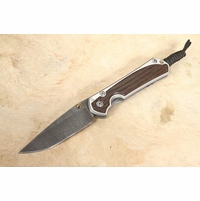 Chris Reeve Small Sebenza 31 Bog Oak & Ladder Damascus #1