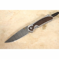 Chris Reeve Small Sebenza 31 Bog Oak & Ladder Damascus #5