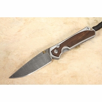 Chris Reeve Small Sebenza 31 Bog Oak & Ladder Damascus #7