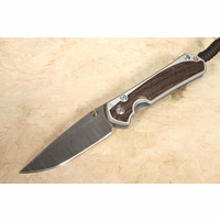 Chris Reeve Small Sebenza 31 Bog Oak & Ladder Damascus #8