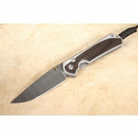 Chris Reeve Small Sebenza 31 Bog Oak & Ladder Damascus #9