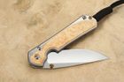 Chris Reeve Small Sebenza 31 Box Elder #2 - Polished - Double Lugs