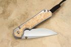 Chris Reeve Small Sebenza 31 Box Elder #1 - Polished - Double Lugs