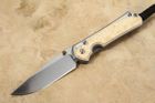 Chris Reeve Small Sebenza 31 Box Elder #4 - Polished - Double Lugs