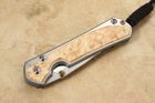 Chris Reeve Small Sebenza 31 Box Elder #5 - Polished - Double Lugs