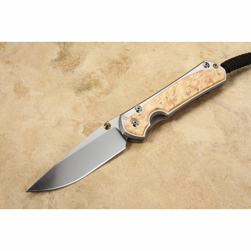 Chris Reeve Small Sebenza 31 Box Elder #5 - Polished - Double Lugs
