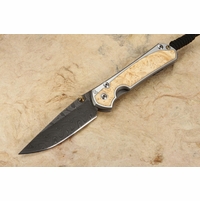 Chris Reeve Small Sebenza 31 Box Elder & Boomerang Damascus #3