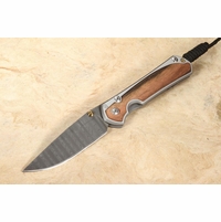 Chris Reeve Small Sebenza 31 Macassar Ebony and Ladder Damascus #1